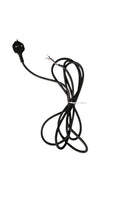 240v power cable 3m 1.5mm 2 core moulded plug H07RN-F