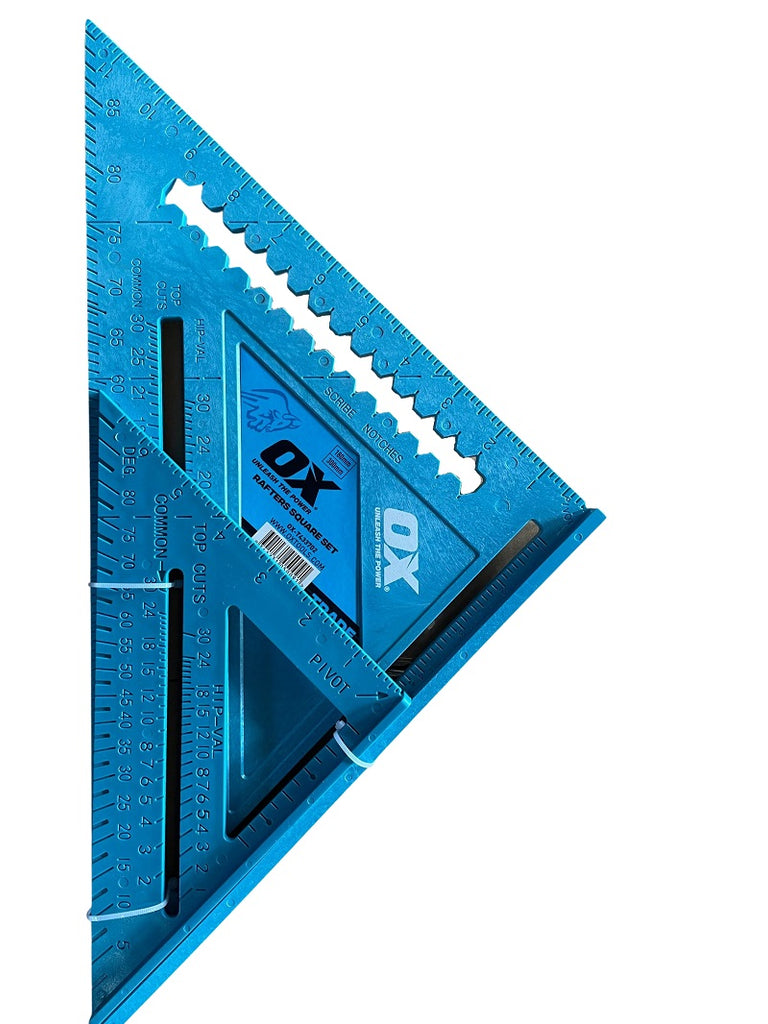 OX Trade Set Square Rafter 2 Piece 180/300mm OX-T433702