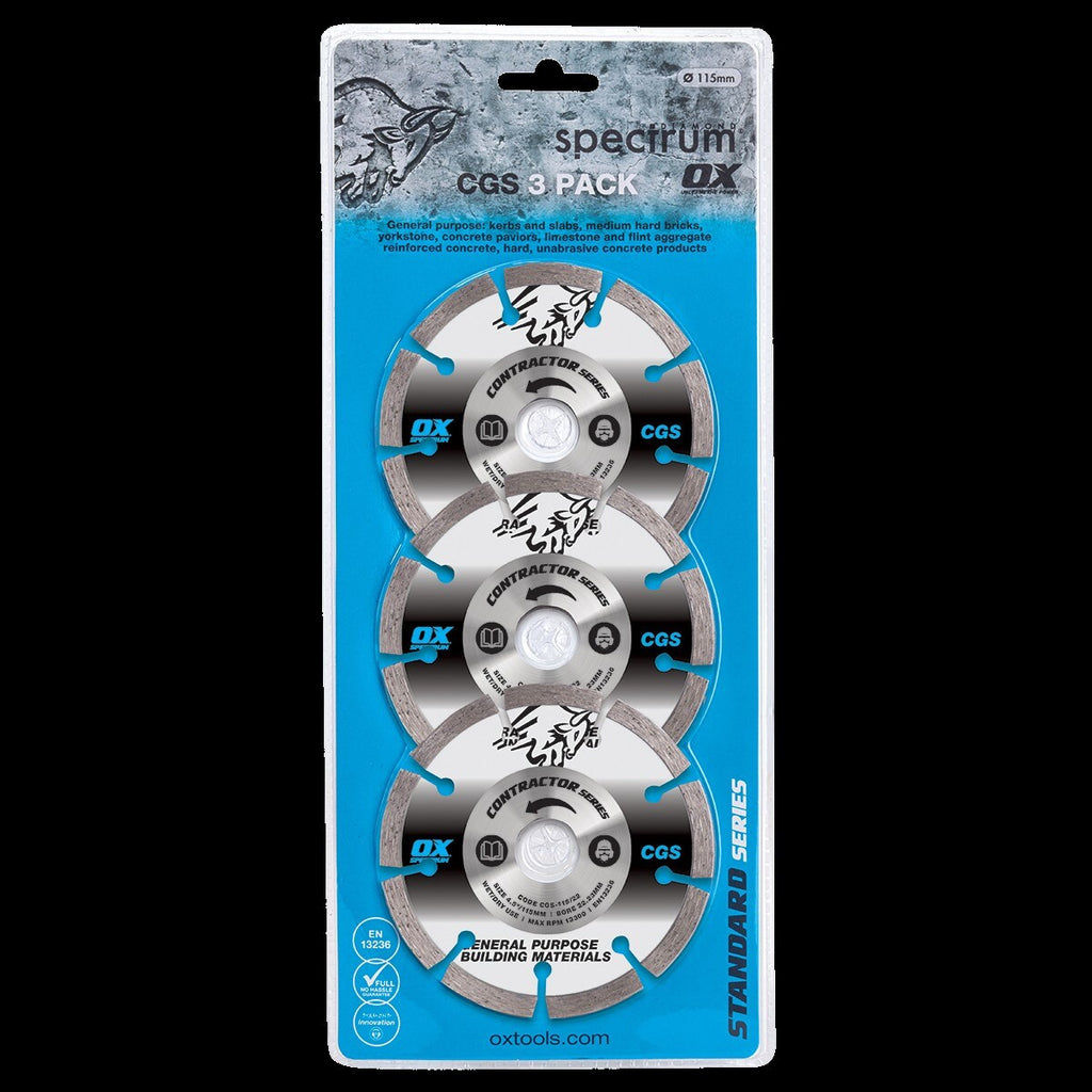 OX X3-CGS-115/22 CGS 3 Blade Pack