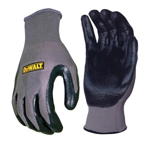 Dewalt DPG66L Nitrile Nylon Gloves - Large
