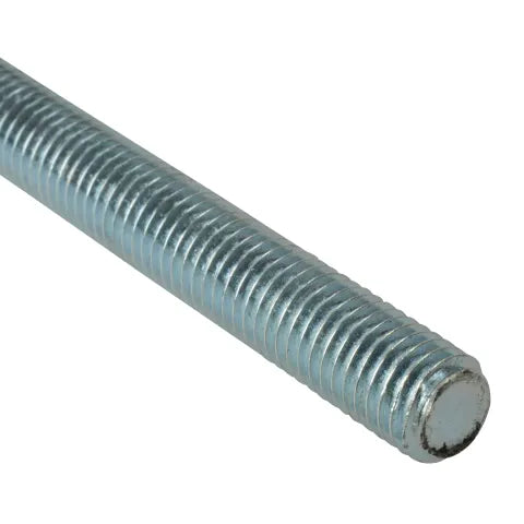 Forgefix FORROD10N Threaded Rod Zinc Plated M10 x 1m Single
