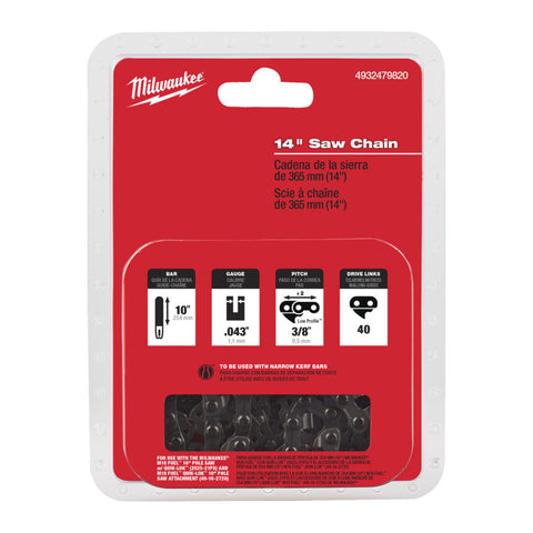 4932479820 SAW CHAIN FOR MILWAUKEE M18FCHS35 14