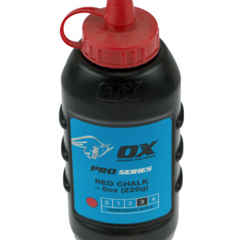 OX-P025701  Pro Chalk Refill 226g - Red