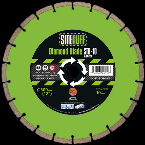 SITE TUFF STB-10  Diamond Blade for Building Materials 115mm / 230mm / 300mm