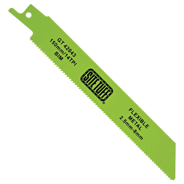 Site tuff ST-RB S922BF 150MM 14TPI 5PK FLEX METAL RECIP BLADE GT42043