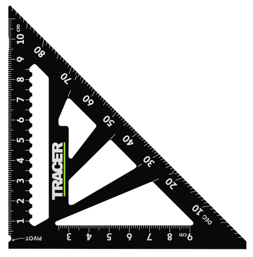 Tracer asq4m Metric Speed Square (110mm)