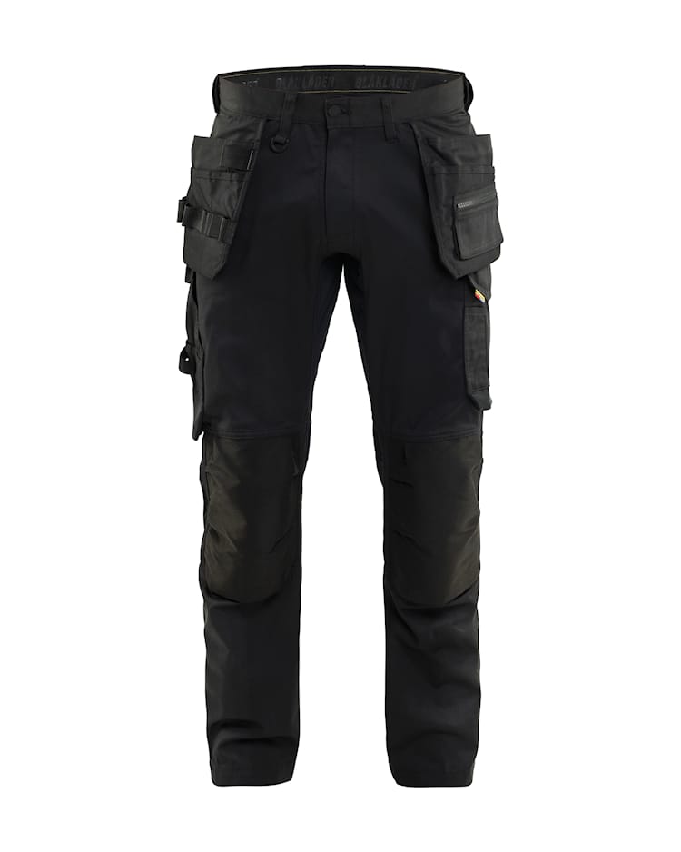 Blaklader 1750 Craftsman trousers with stretch - black