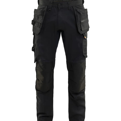 Blaklader 1750 Craftsman trousers with stretch - black