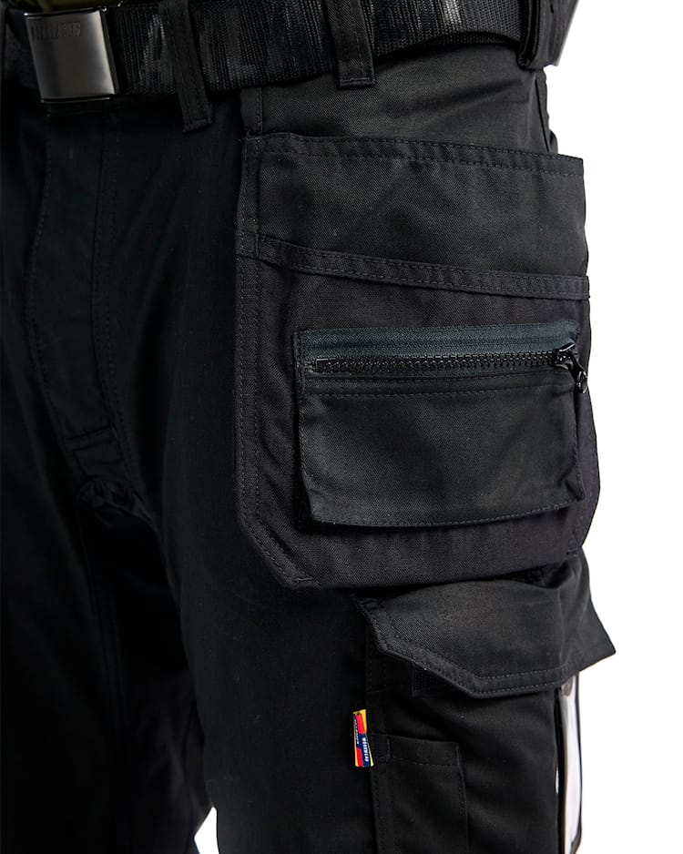 Blaklader 1750 Craftsman trousers with stretch - black