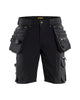 Blaklader 1988 Craftsman shorts 4-way stretch X1900 Black