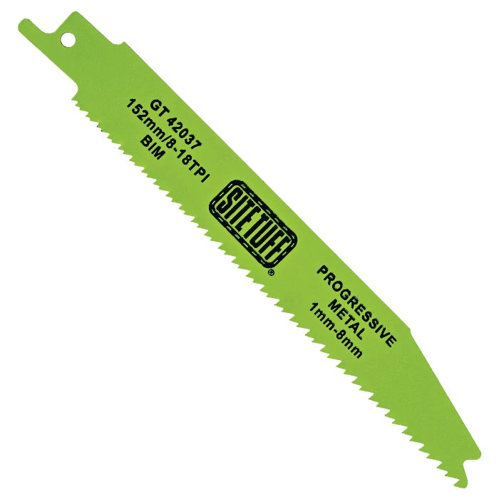 Site tuff ST-RB S123XF 152MM 8-18TPI 5 PK PROG METAL RECIP BLADE GT42037