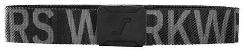 Snickers 9004 Logo Belt black / steel grey