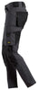 Snickers  6371 AllroundWork, Full Stretch Trousers grey / black