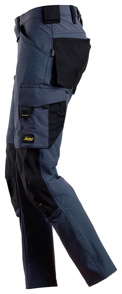 Snickers  6371 AllroundWork, Full Stretch Trousers Navy / black