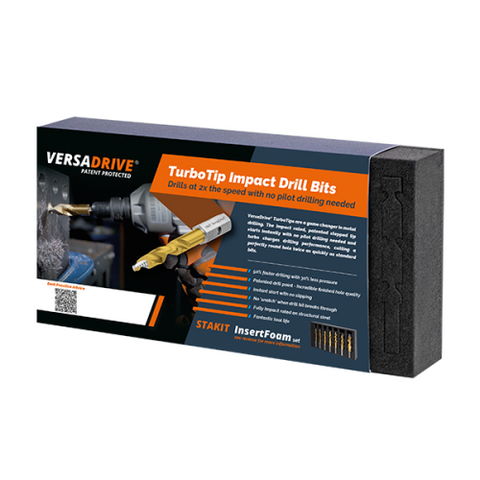 HMT 209015-SET2 VersaDrive® TurboTip Impact Drill Bits - Metric Sizes