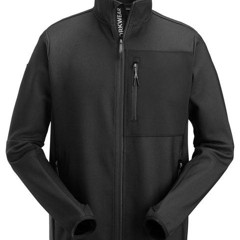 Snickers 8045 FlexiWork, Full Zip Midlayer Jacket black