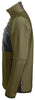 Snickers 8045 FlexiWork, Full Zip Midlayer Jacket khaki green / black
