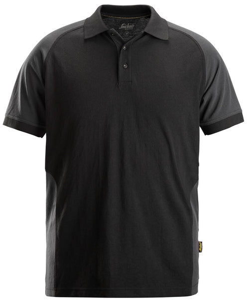 Snickers 2750 Two Coloured Polo Shirt black / steel grey