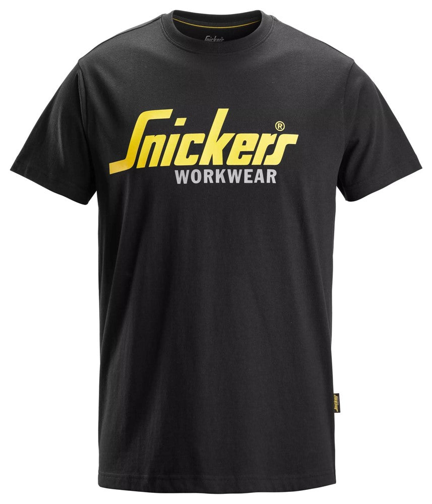 Snickers 2586 Classic Logo T-Shirt Black