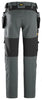 Snickers 6218 AllroundWork, Stretch Trousers Holster Pockets - steel grey / black