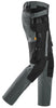 Snickers 6218 AllroundWork, Stretch Trousers Holster Pockets - steel grey / black