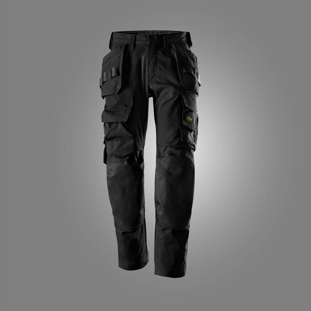 Snickers 6223 AllroundWork, Floorlayer Trousers Holster Pockets black/black 0404