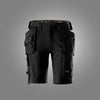 Snickers 6118 AllroundWork, Stretch Shorts Holster Pockets Black/Black 0404