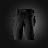 Snickers 6118 AllroundWork, Stretch Shorts Holster Pockets Black/Black 0404