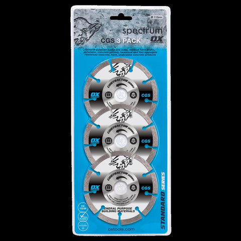 OX X3-CGS-115/22 CGS 3 Blade Pack