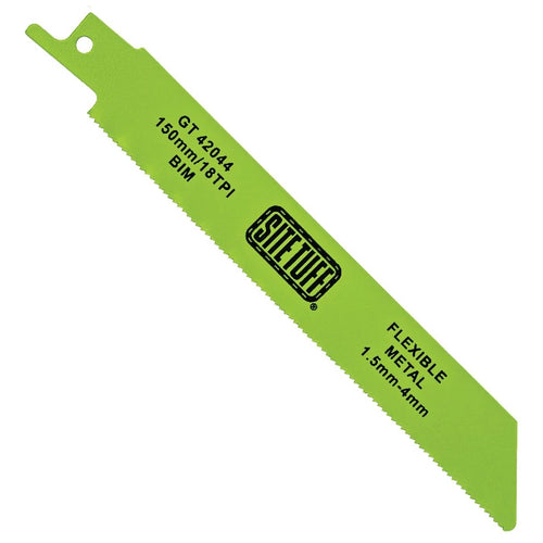 Site tuff ST-RB S922EF 150MM 18TPI 5PK FLEX METAL RECIP BLADE GT42044