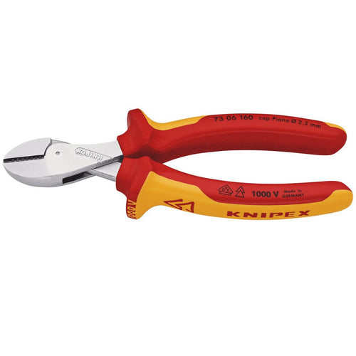 KNIPEX 25885 73 06 160 X-Cut® Compact Diagonal Cutter VDE-tested 160mm