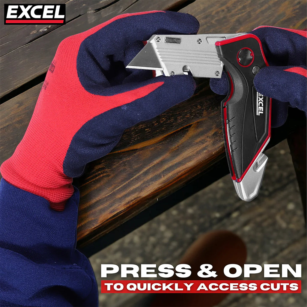 Excel Folding Utility Knife with 5 Blades 30546