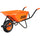 Excel 30808 Heavy Duty Wheelbarrow with Galvanized Steel Tray