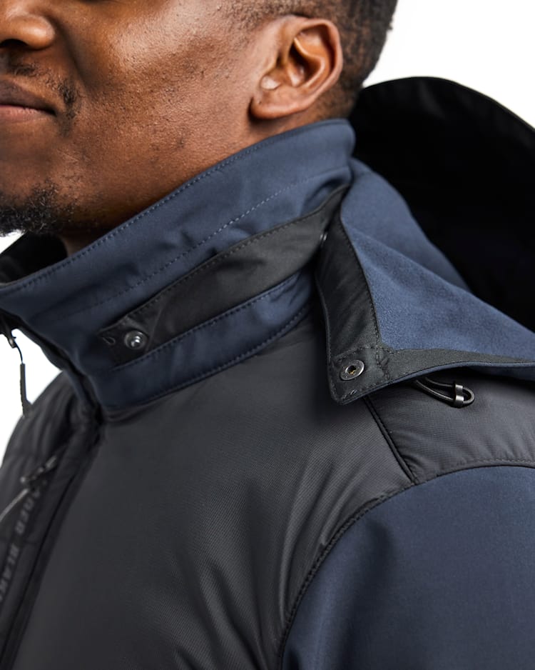 Blaklader 4743 Quilted Hybrid Jacket - Dark navy/Black 8699