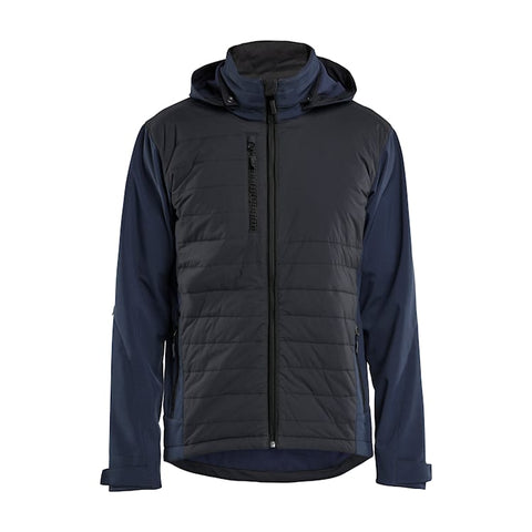 Blaklader 4743 Quilted Hybrid Jacket - Dark navy/Black 8699