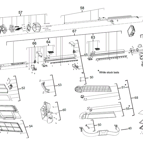 Milwaukee M18ONERSAL light spare parts