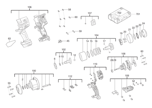 Milwaukee M18FHIW2F12-0 18v 1/2