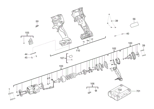 Milwaukee M18ONEFMTIW2FC12 spare parts TORQUE-SENSE™ ½″ controlled solar impact wrench