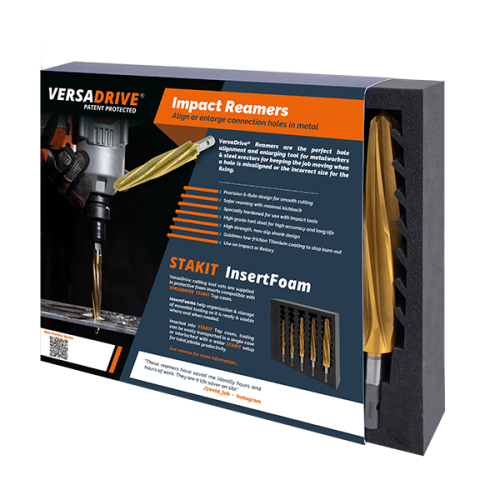Hmt 501030-3SET VersaDrive® Impact Reamer - Metric 3pc 14/18/22mm
