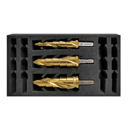 HMT 506040-SET1 VersaDrive TurboTip ImpactaStep Cutters 3pc set 16/22/26mm