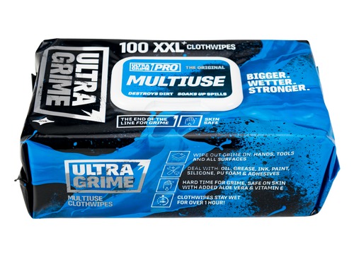 UltraGrime® Pro: Multiuse 100 pack XXl wipes 5900