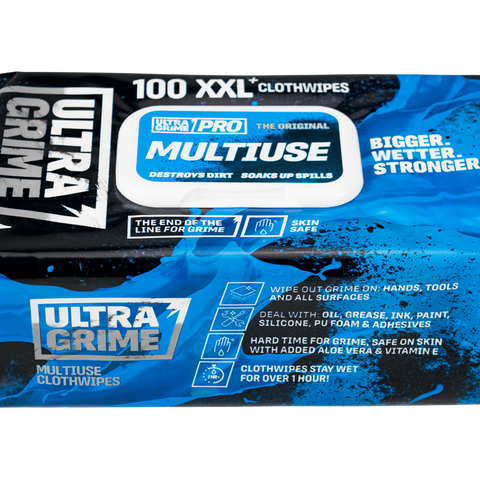 UltraGrime® Pro: Multiuse 100 pack XXl wipes 5900