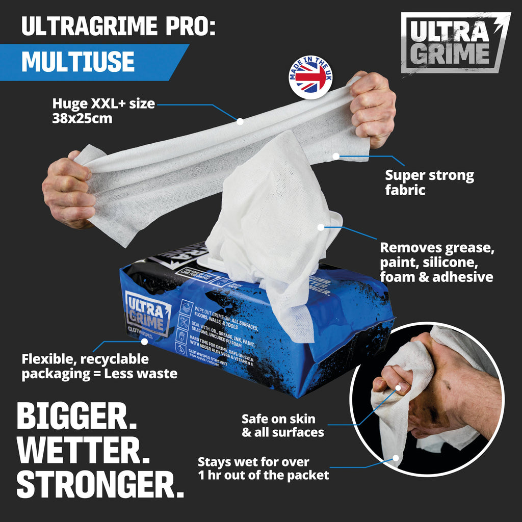 UltraGrime® Pro: Multiuse 100 pack XXl wipes 5900