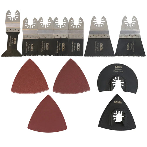 Excel Oscillating Multi tool Blade 39 Piece Accessories Set for Makita DeWalt 6990 - item discontinued
