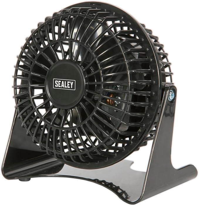 Sealey SFF04 4" Small Mini Desk Fan 230V