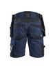 Blaklader 1972 Striker Craftsman Shorts with stretch dark navy/black