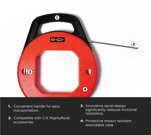 Ck tools T5520 SpiraFLEX Draw Tape 20M