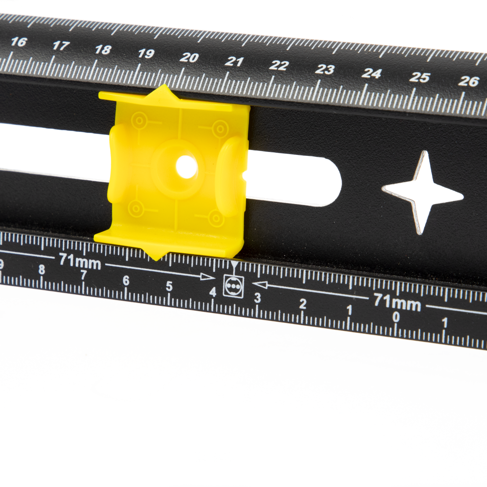 CK T3587 Electricians Spirit Level Marker Rule 500mm Marking Gauge