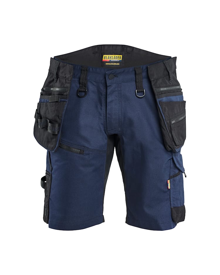 Blaklader 1972 Striker Craftsman Shorts with stretch dark navy/black
