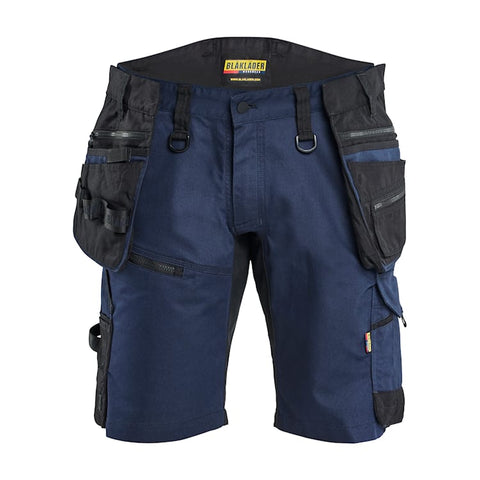 Blaklader 1972 Striker Craftsman Shorts with stretch dark navy/black